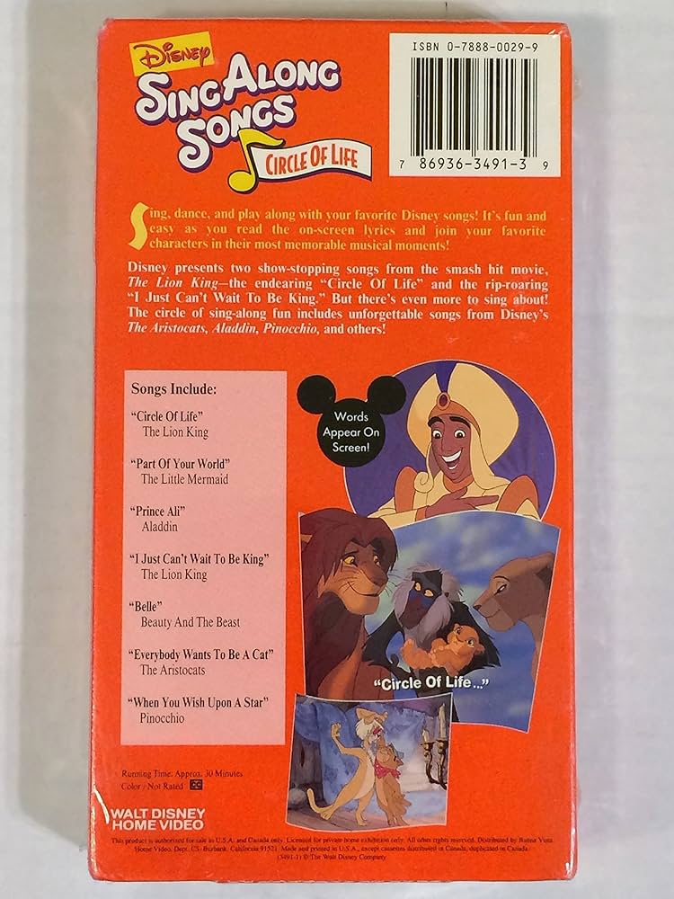 Disney - ☆papico様☆ Play Ａlong!  DVD、CDセット Amazon.co.jp: Lion King [VHS] : Disney Sing-Along: DVD